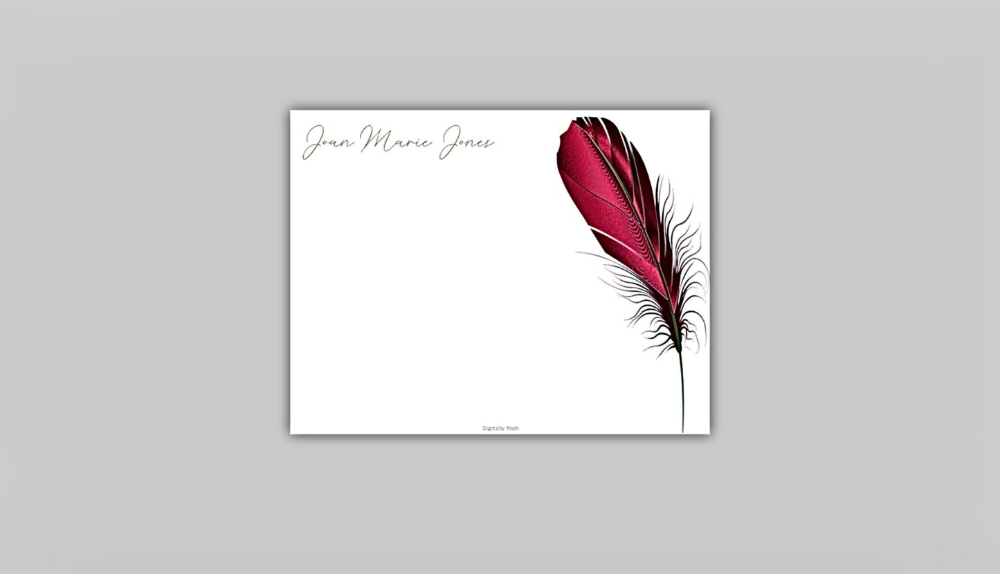 Personalized Note Card: Add a Personal Touch with Customized Stationery for Every Occasion
