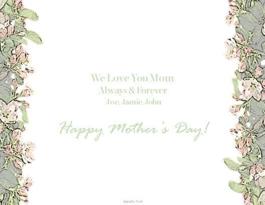 Mothers Day Card Printable | Custom Mothers Day Card | Mother's Day Card | Printable Mothers Day Card Digital Download