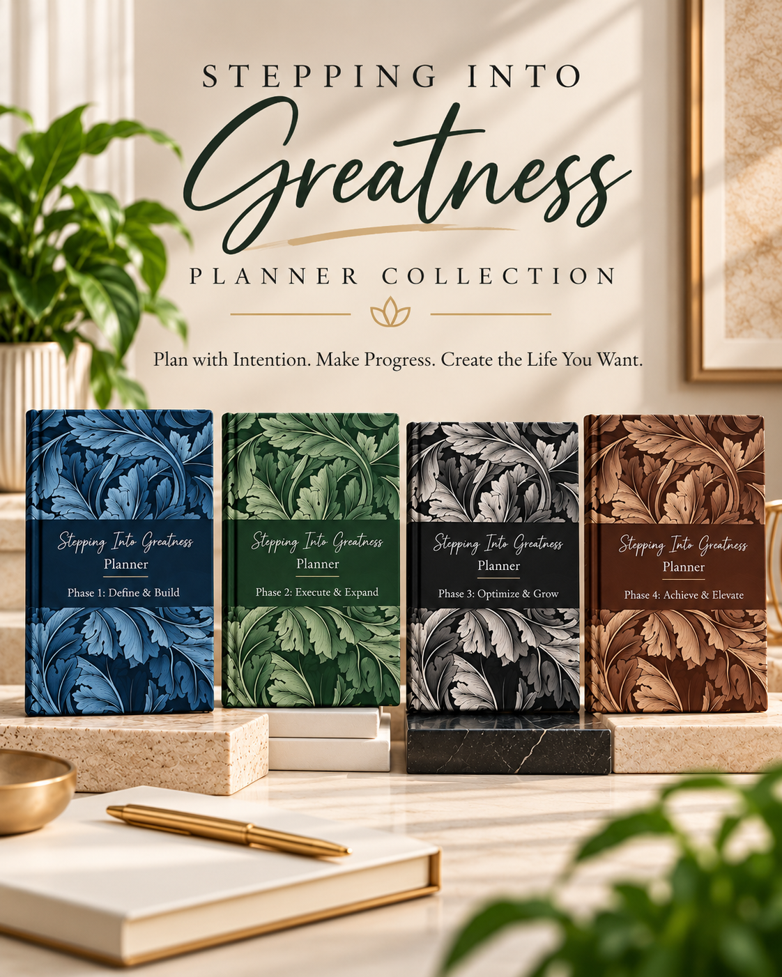 12-month Goal Achievement Planner 2027 Collection