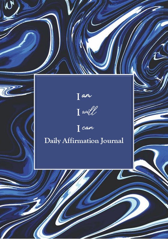 Affirmation Journal w/prompts - I am, I will, I can
