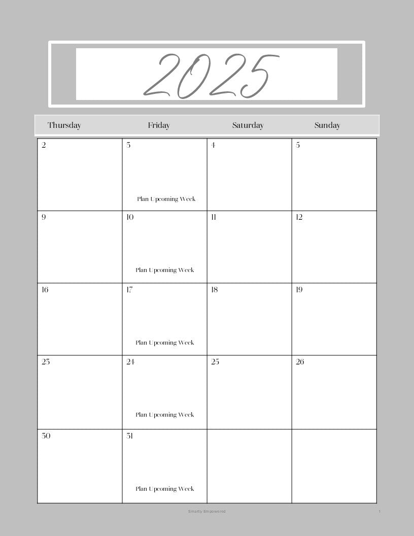 Productivity Planner - Lead, Succeed, Thrive
