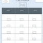 PDF Download 2025 Undated Calendar