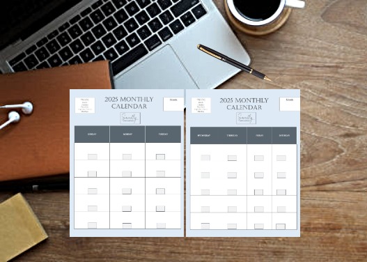 Free PDF Download 2025 Undated Calendar