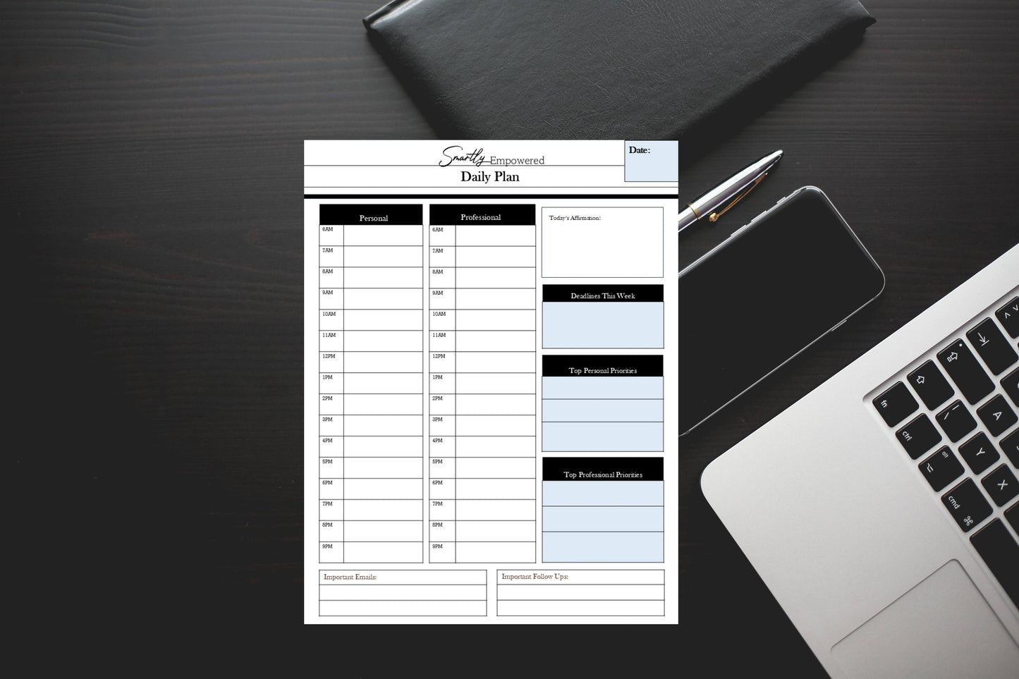 PDF Download Daily Plan