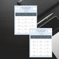 PDF Download 2025 Undated Calendar