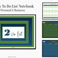 Personalized Notepad: To do list is a great way to stay organized; write down important information and tasks