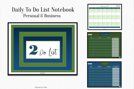 Personalized Notepad: To do list is a great way to stay organized; write down important information and tasks