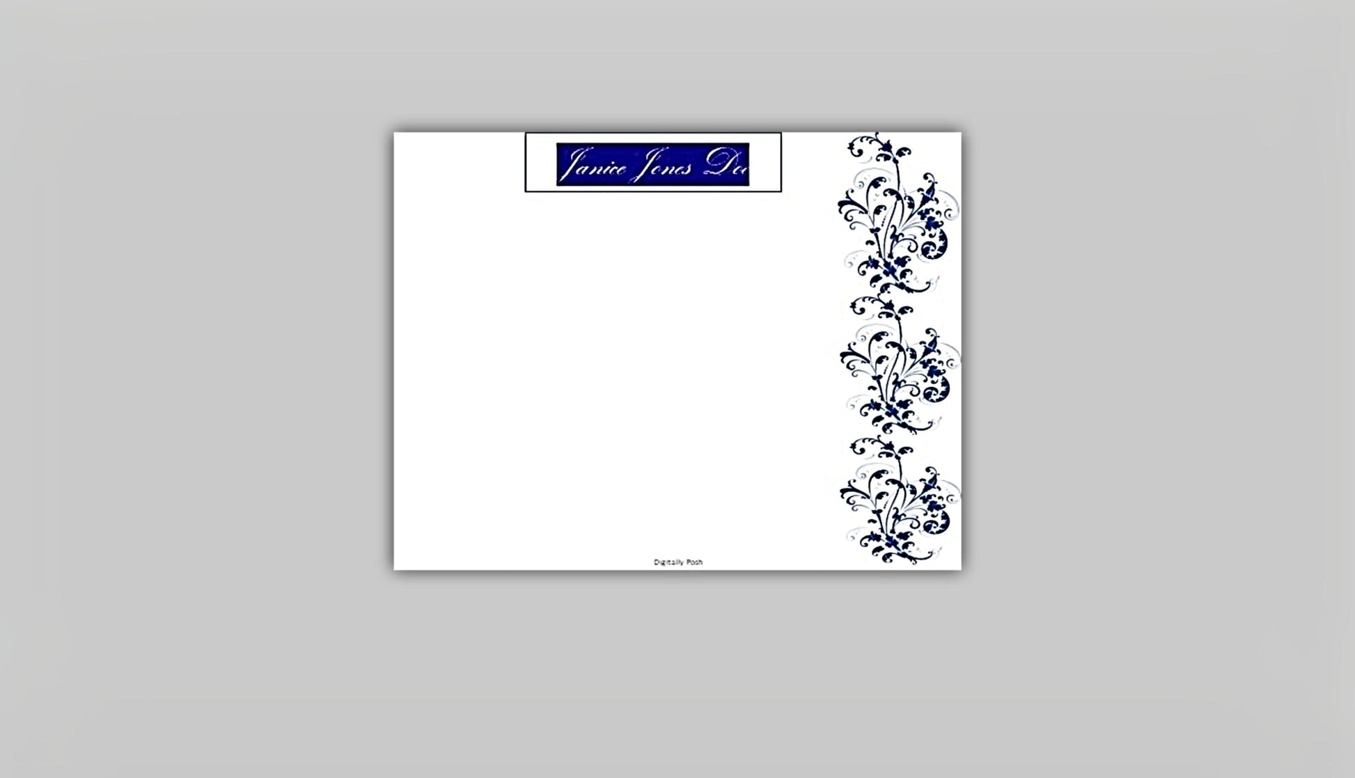 Personalized Note Card: Add a Personal Touch with Customized Stationery for Every Occasion