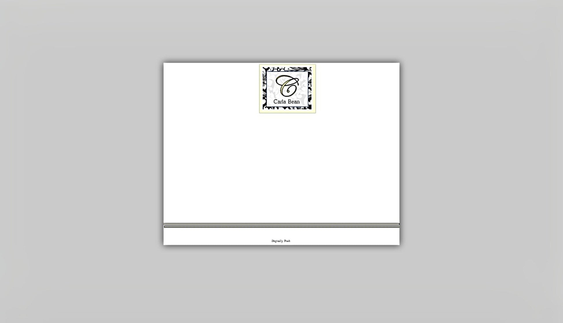 Personalized Note Card: Add a Personal Touch with Customized Stationery for Every Occasion