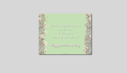 Mothers Day Card Printable | Custom Mothers Day Card | Mother's Day Card | Printable Mothers Day Card Digital Download
