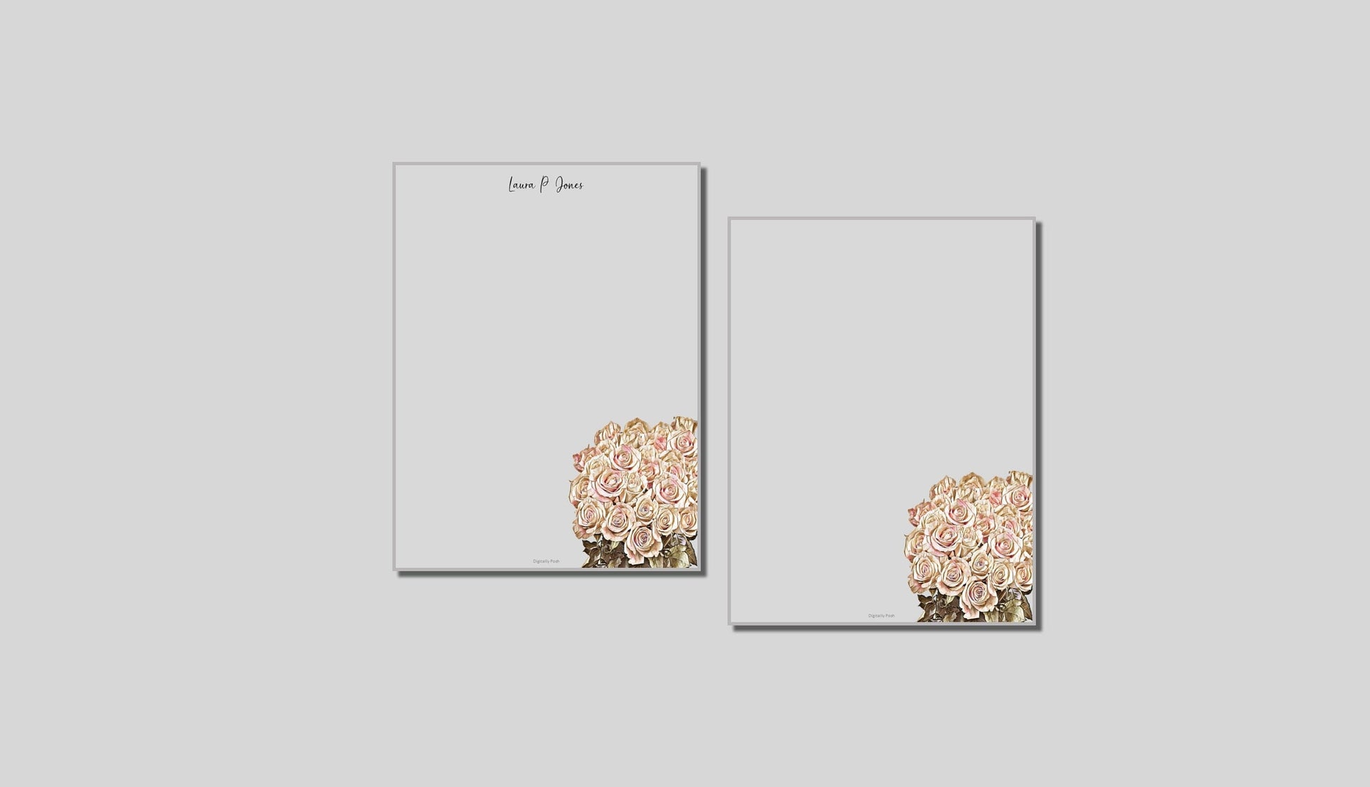 Personalized Journal: Capture Memories and Express Yourself with Customized Journaling. Printable Paper | Printable Stationery | Writing Letter | Fine Stationery | Journal Notebook Paper | Digital Download Stationery