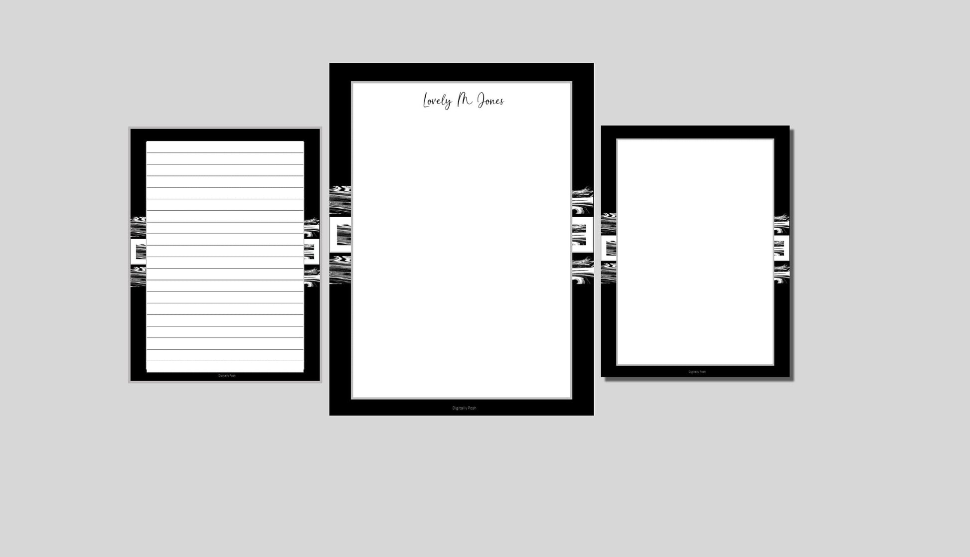 Marble Stationary Paper Set | Marble Printable Stationery | Printable Paper | Printable Stationery | Writing Letter | Fine Stationery